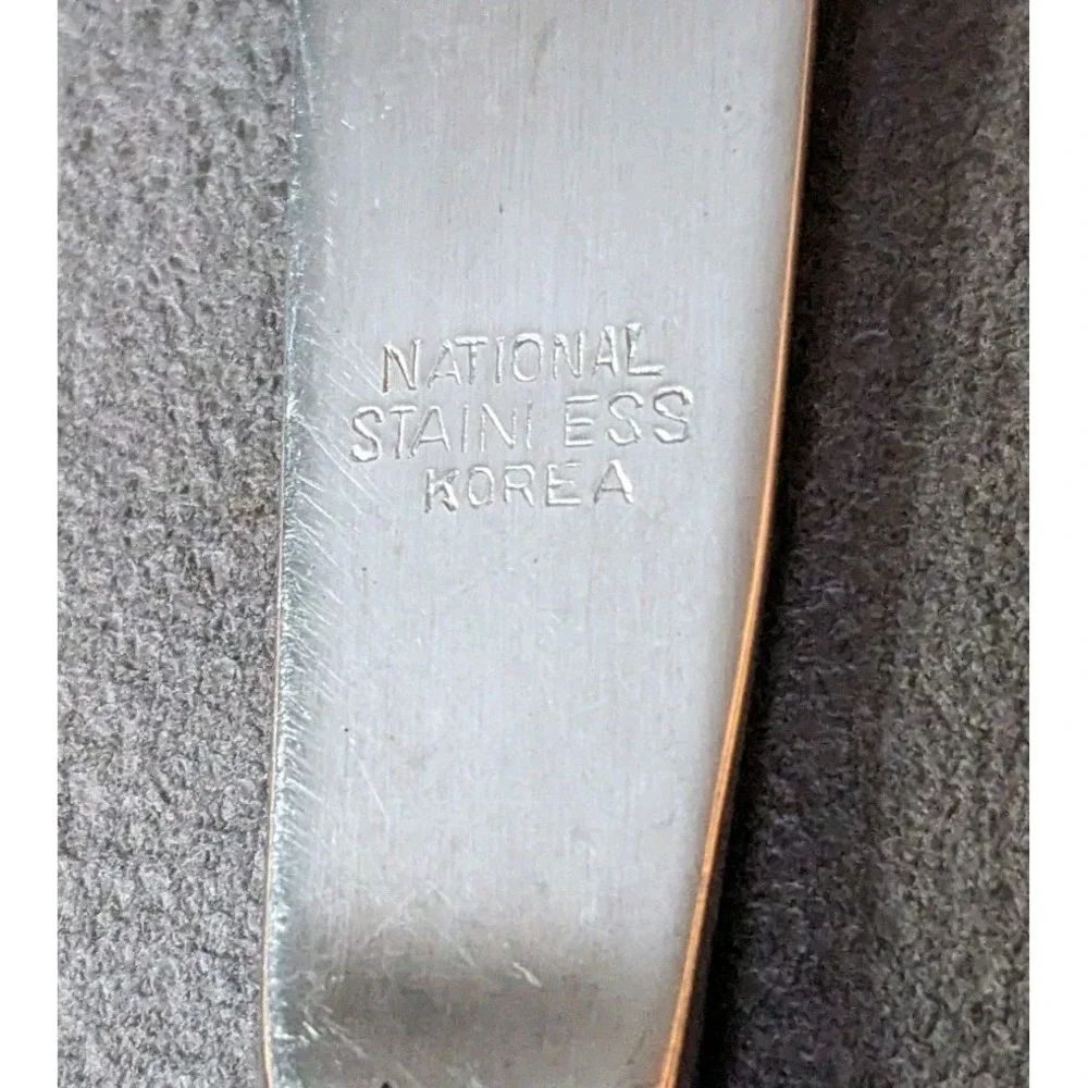 Costa Mesa National Stainless Steel 13pc Vtg Flatware Korea Fork Spoon Knife